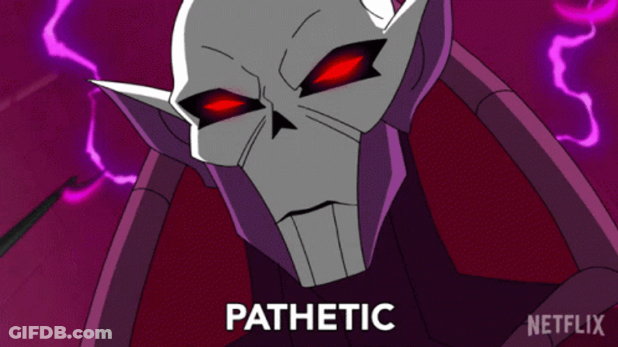 Fictional Character Lord Hordak Pathetic GIF