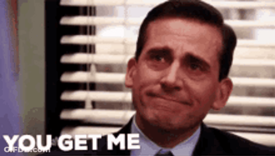Fictional Character Michael Scott Crying You Get Me GIF
