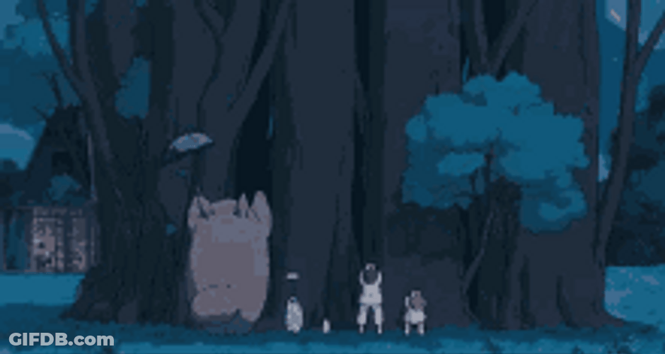 Fictional Character Totoro Growing Treehouse GIF