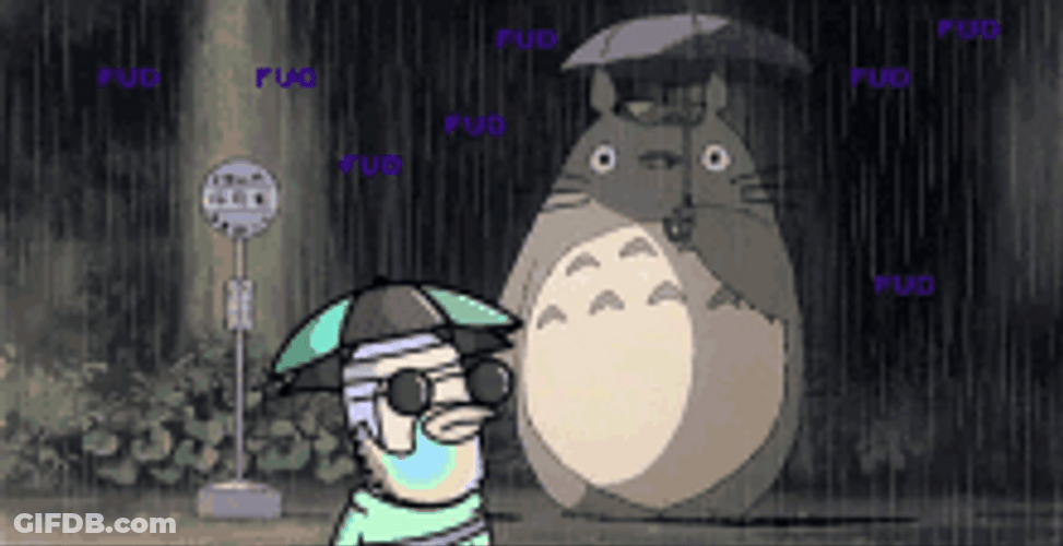 Fictional Character Totoro Shaking While Waiting GIF