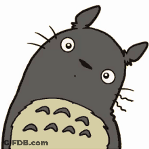 Fictional Character Totoro Stare And Smile GIF