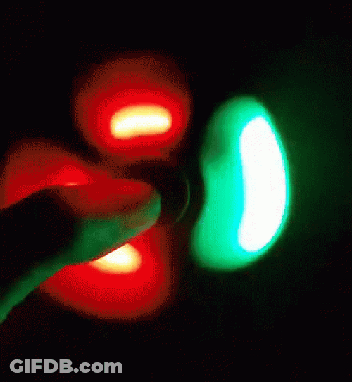 Fidget Spinner Led Light GIF