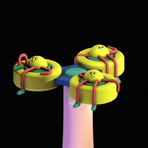 Fidget Toy Spinner Chilling Art GIF
