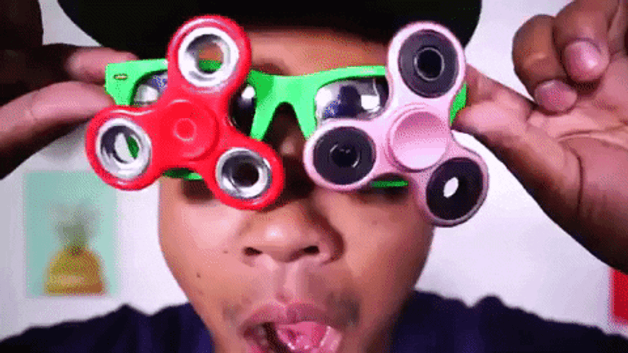 Fidget Toys Spinners Guava Juice GIF