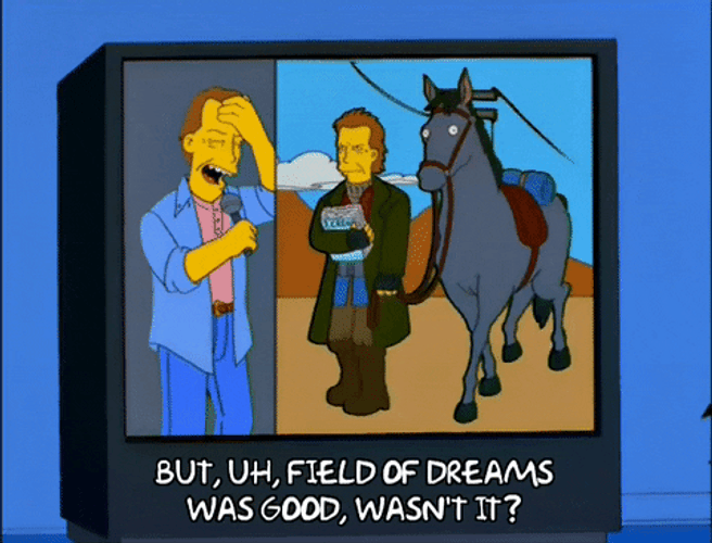 Field Of Dreams The Simpsons GIF