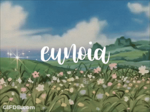Field Of Flowers With Eunoia GIF