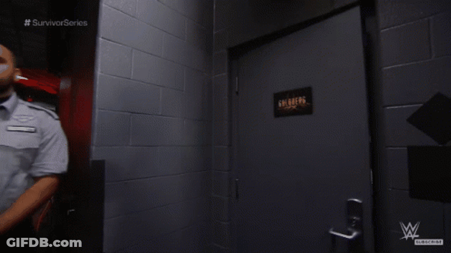 Fierce Bill Goldberg Slams Door GIF