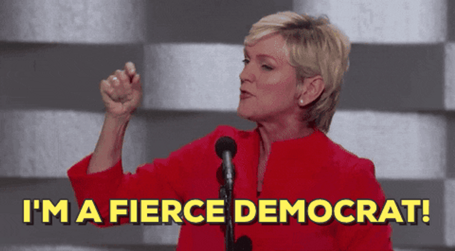 Fierce Democrat US Secretary Jennifer Granholm GIF