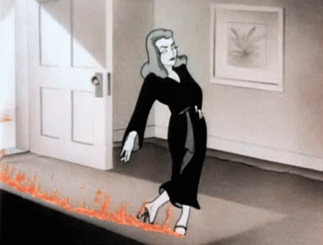 Fierce & Fiery Walking GIF