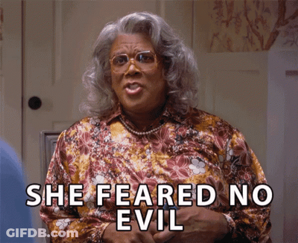 Fierce Madea Feared No Evil GIF