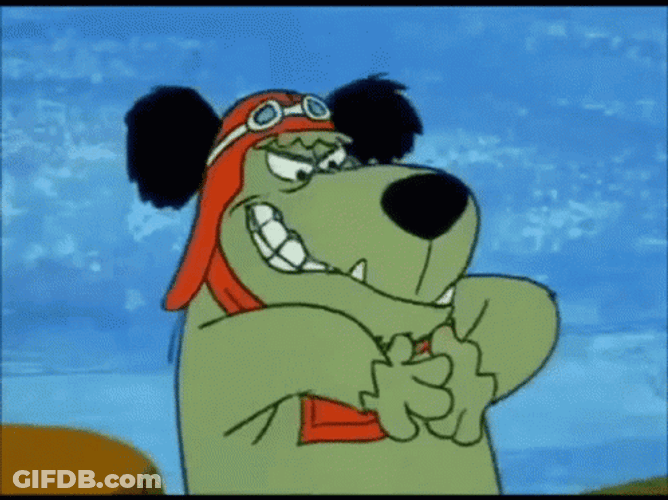 Fierce Muttley Chest Pump GIF