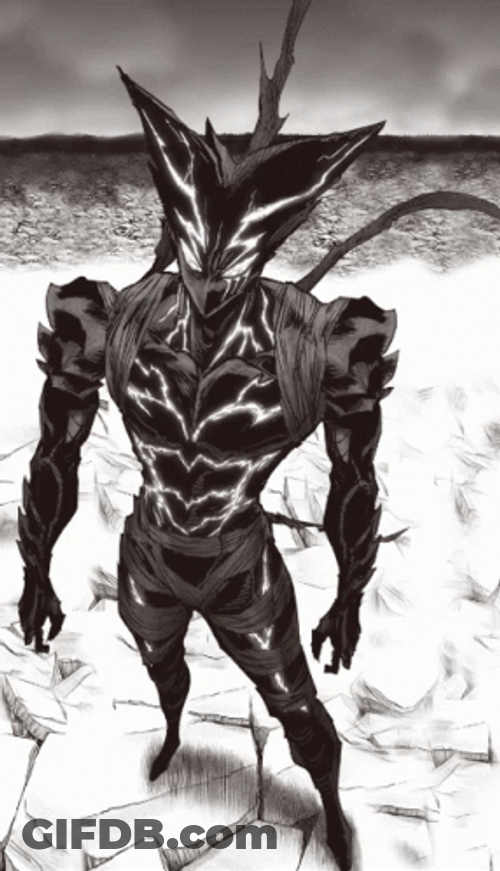 Fierce One Punch Man Garou Art GIF