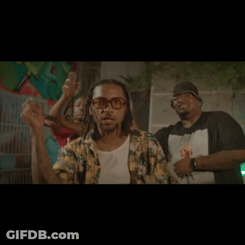 Fiery Dancehall Reggae Music Video GIF