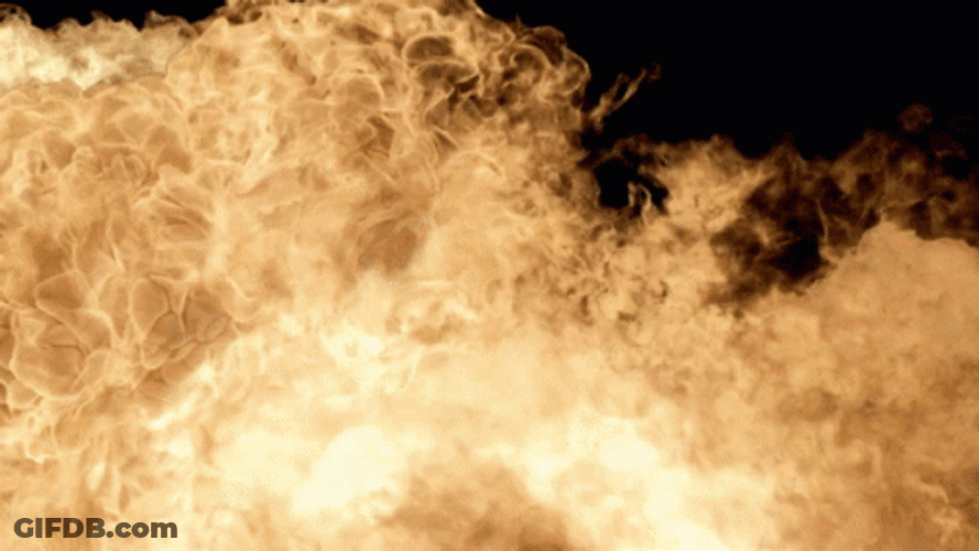 Fiery Level Up Mobile Artwork GIF