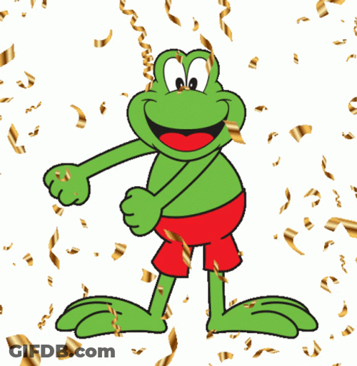 Fiesta Frog Dancing GIF