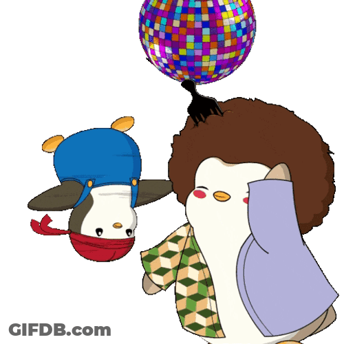 Fiesta Penguin Break Dance GIF