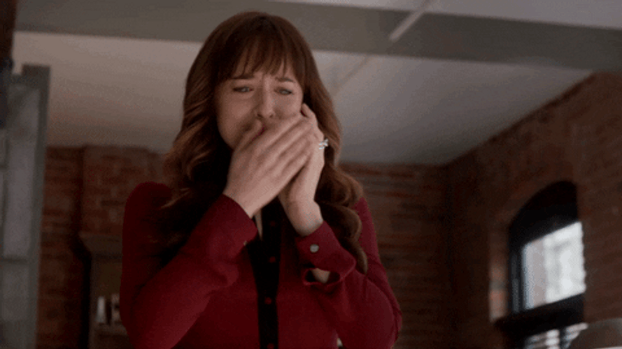 Fifty Shades Of Grey Anastasia Shocked Scared Crying GIF