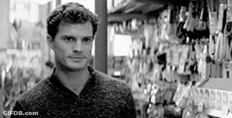 Fifty Shades Of Grey Eye Contact Black And White GIF