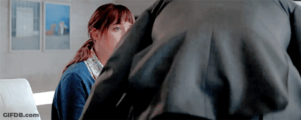 Fifty Shades Of Grey First Meeting GIF