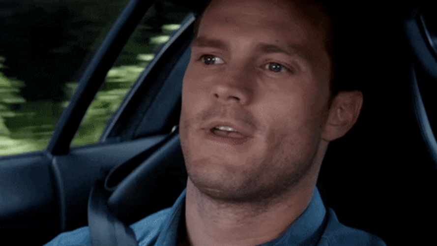Fifty Shades Of Grey Happy Couple Car Drive GIF