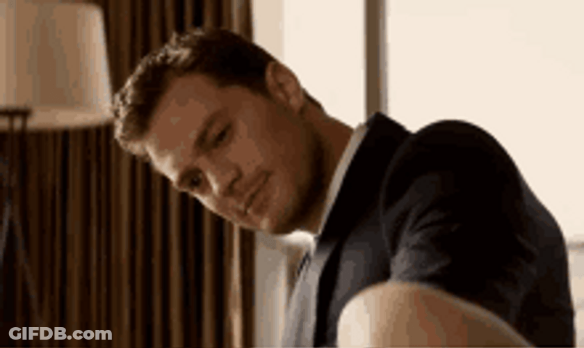 Fifty Shades Of Grey Jamie Dornan Good Morning Wife GIF