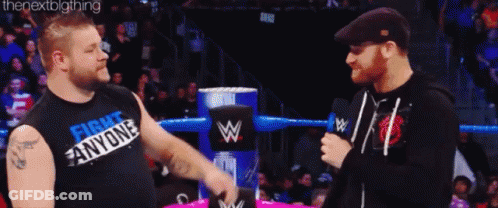 Fight Anyone Shirt Man Talking In Ring GIF