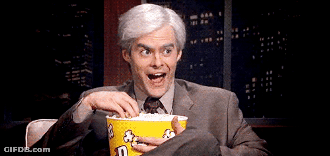 Fight Fight Fight Bill Hader SNL GIF