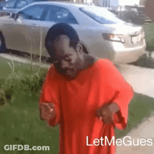 Fight Fight Fight Funny Man Shadow Boxing GIF
