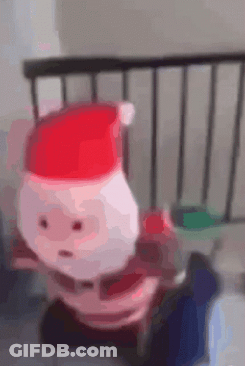 Fight Fight Fight Kid Punching Inflatable GIF