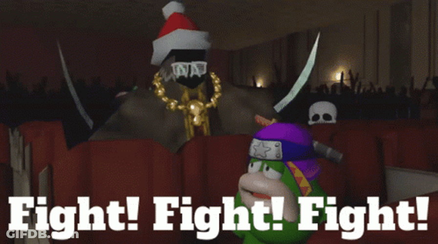 Fight Fight Fight SMG4 Supermario GIF
