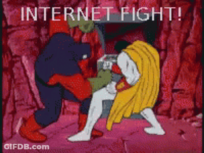 Fight Fight Fight Space Ghost Internet Fight GIF