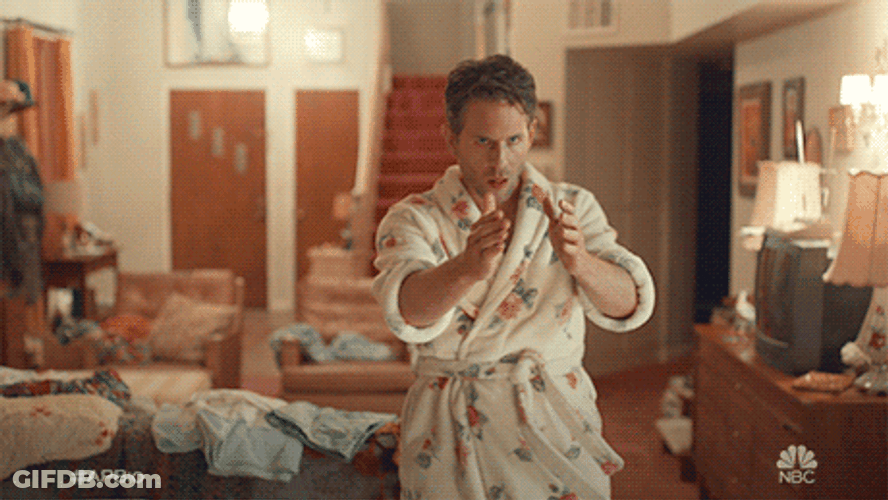 Fight Me Glenn Howerton Karate Chop GIF