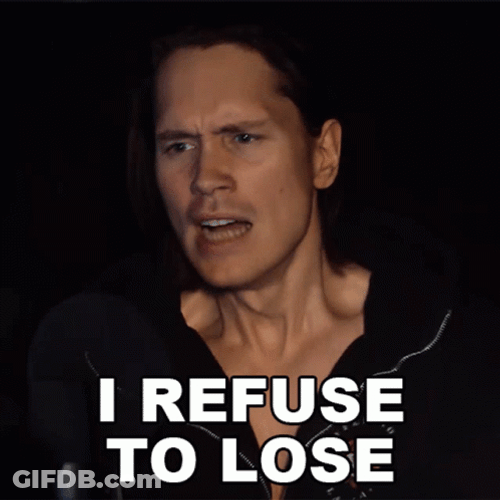Fight On I Refuse To Lose Streamer GIF