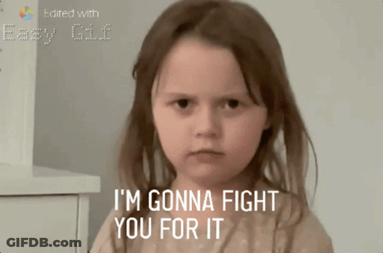 Fight On Sassy Little Girl GIF