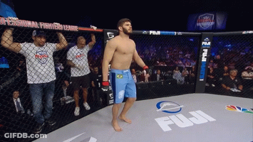 Fighter In Cage Fuji GIF