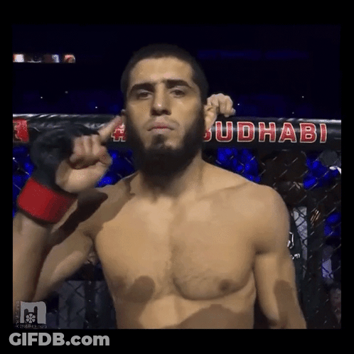 Fighter In Front Of Judhabi Sign GIF