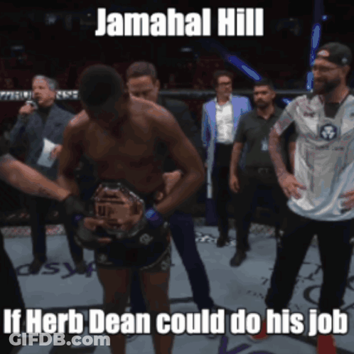 Fighter Jamahal Hill GIF