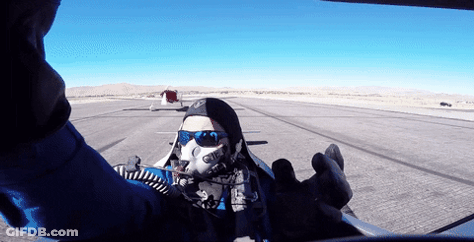 Fighter Jet Crashes Jet Man Got Hit GIF