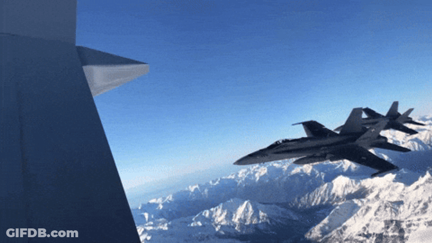 Fighter Jet Following Will Come After You GIF