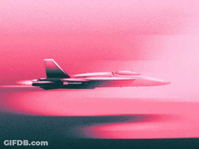 Fighter Jet Increase Speed GIF