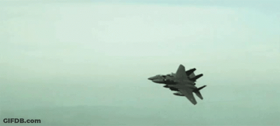 Fighter Jet Planes Flying Around GIF