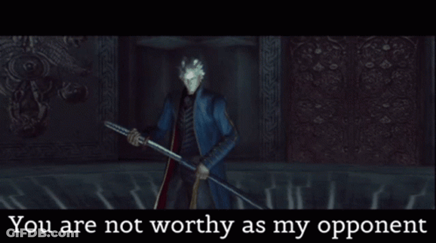 Fighter We Are Not Worthy GIF