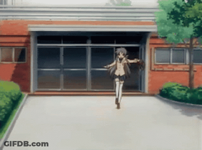 Fighting Anime Girl Clannad GIF