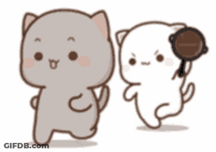 Fighting Couple Peach And Goma GIF