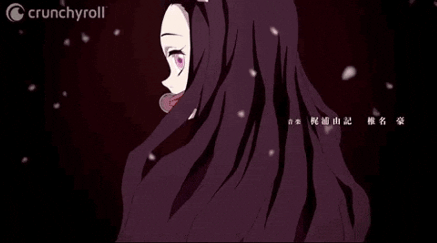 Fighting Demon Slayer Nezuko Kamado Vanished In Dust GIF