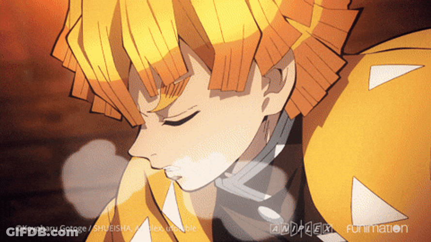 Fighting Demon Slayer Scene Clip Compilation GIF
