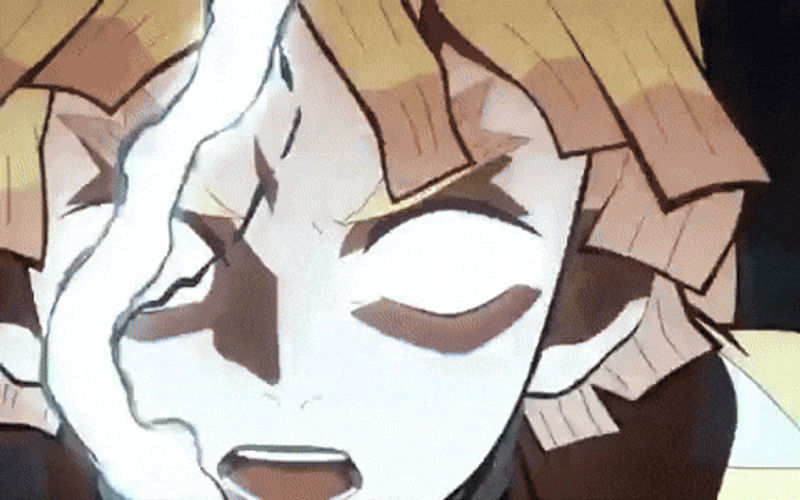 Fighting Demon Slayer Tanjiro Kamado Bursting Anger GIF