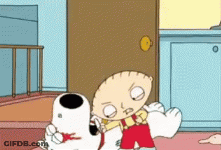 Fighting Family Guy Stewie Griffin GIF