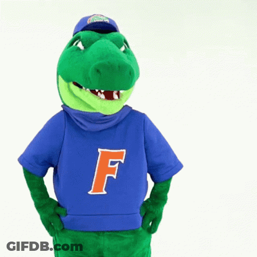 Fighting Gators Mascot GIF