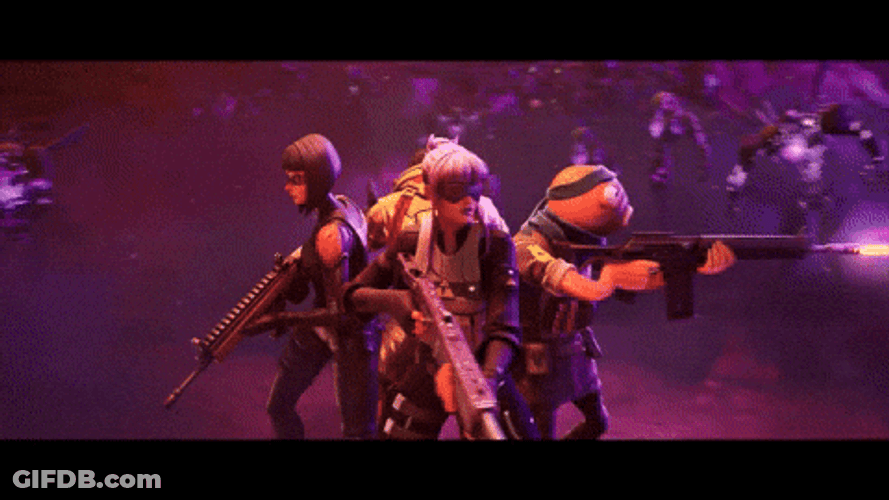 Fighting Ground Fortnite Meme GIF